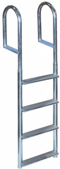 4-Step Wide Rung Aluminum Dock Ladder B499