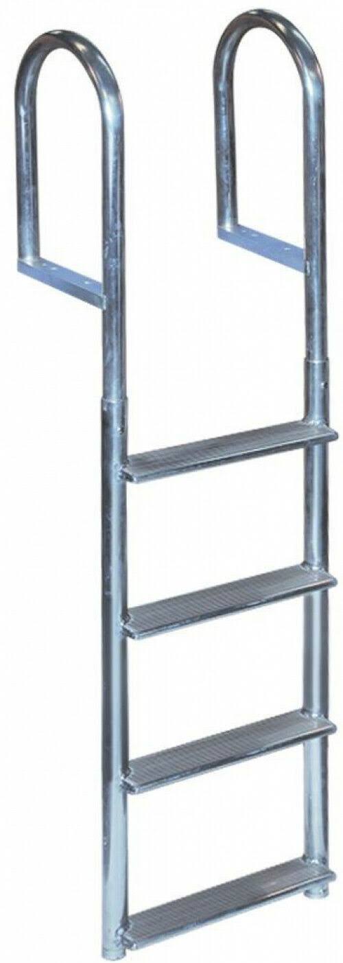 4-Step Wide Rung Aluminum Dock Ladder B499
