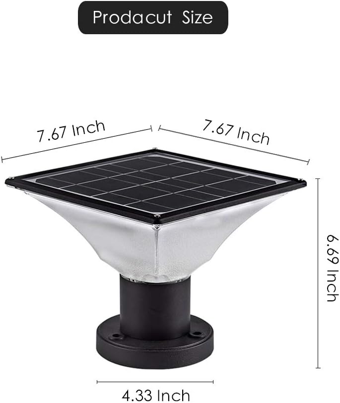 2 Pack Solar Post Cap Lights I81174