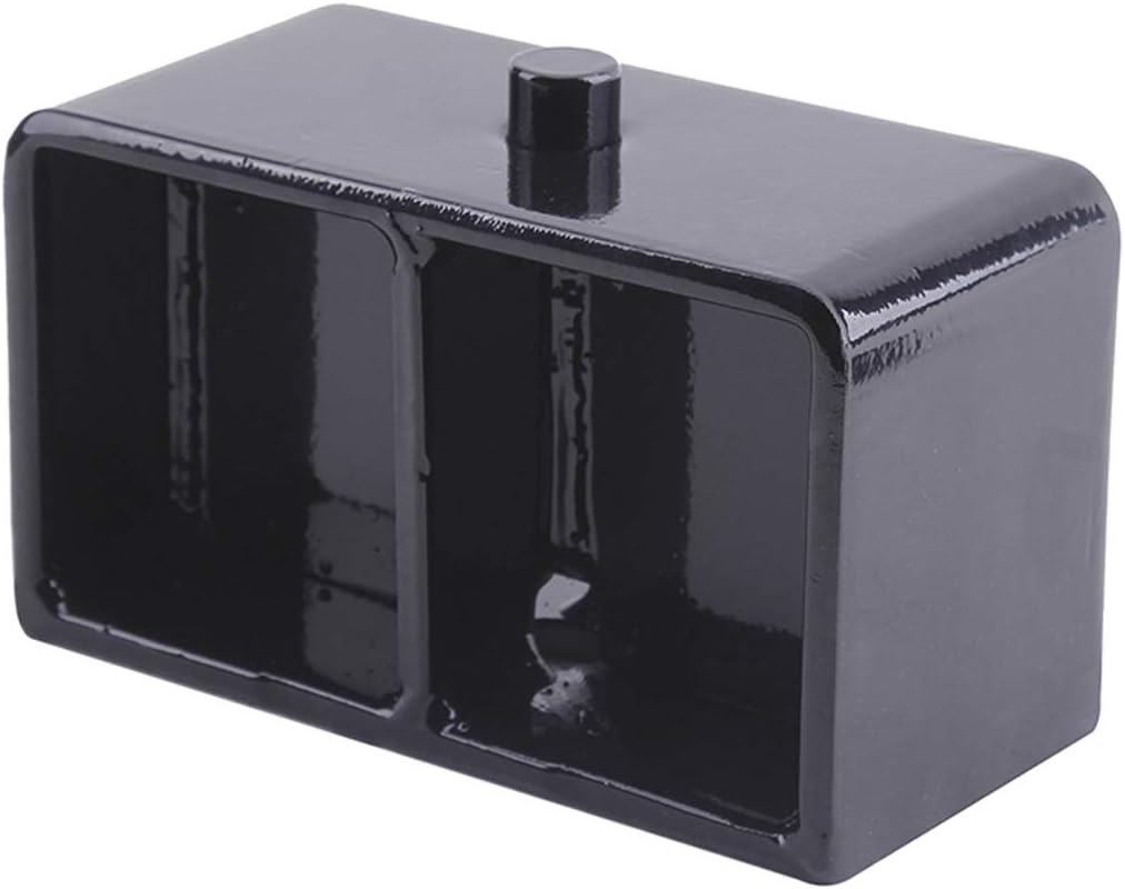 3 Inch Rear Leveling Lift Kit Block with U Bolts, Black Pack of 2 T852