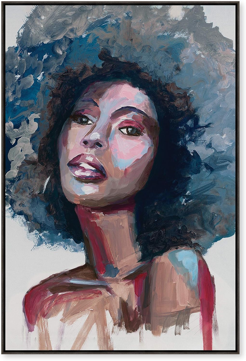 24.875 L x 36.875 H x 2 D Wood Framed Canvas Print Wall Art Q7358