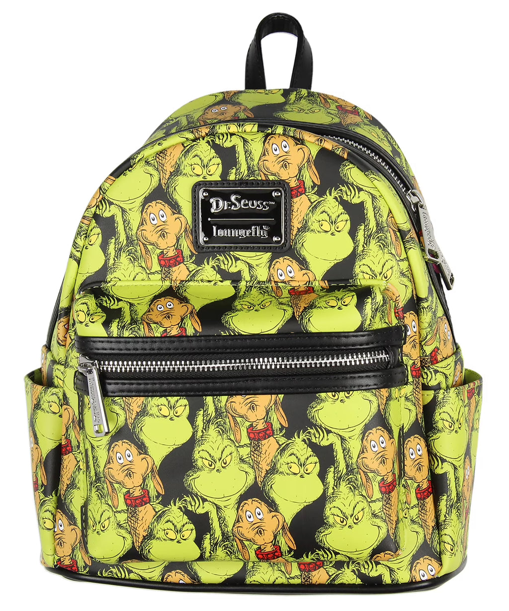Faux Leather Mini Backpack W5786
