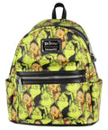 Faux Leather Mini Backpack W5786