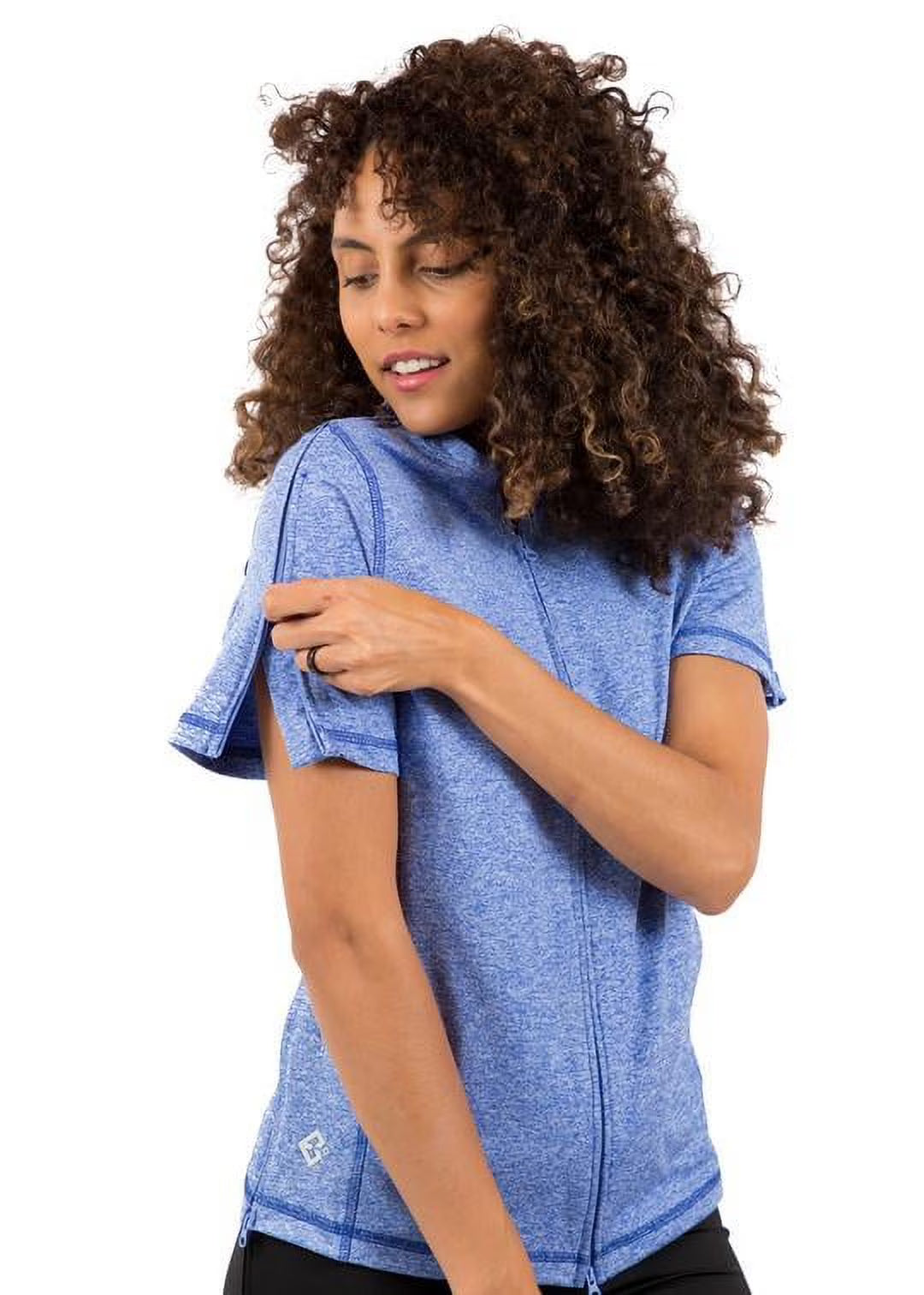 Women's Easy Dressing Adaptive Short Sleeve Top L76096