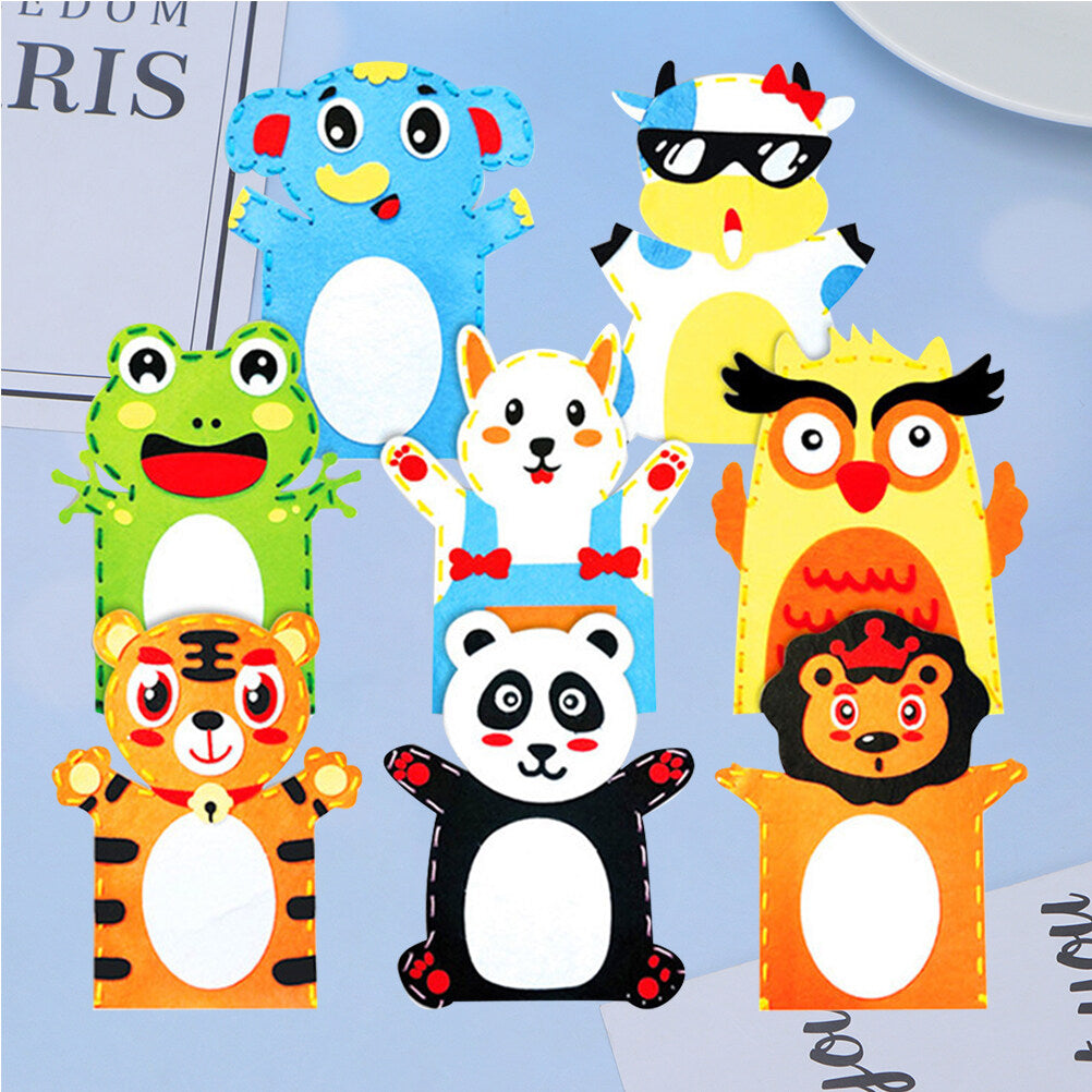 8PCS Creative DIY Handmade Doll Making Kit Fabric Weaving Educational Toys N36186