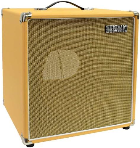 1x12 Empty Guitar Speaker Cabinet - 7 Ply Birch - Orange Tolex, Black Removable Cloth Grill S569616