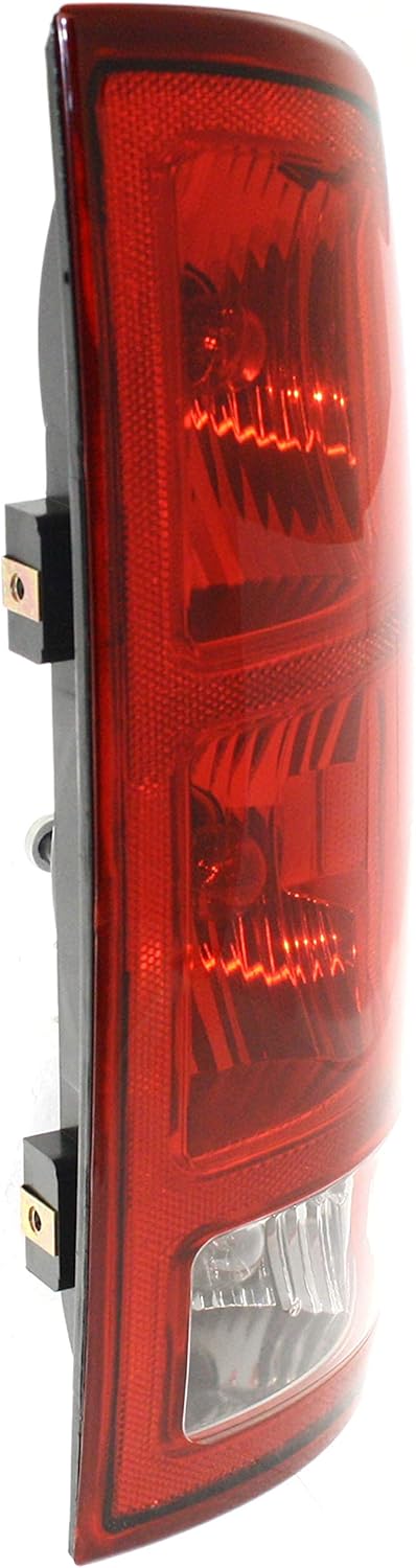 Tail Light Assembly Set of 2 Halogen Clear & Red Lens Y97506