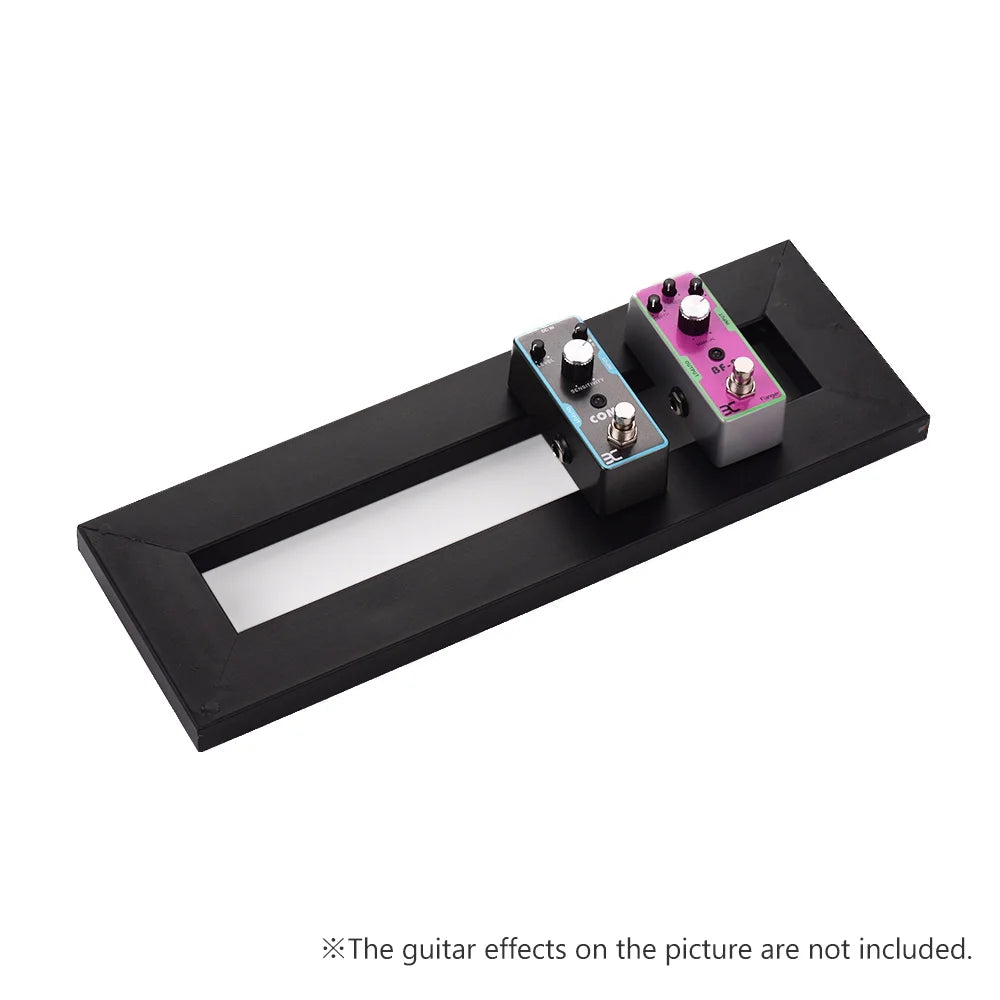 Guitar Effect Pedal Board Holder with Fastening Tapes Cable Tie N19976