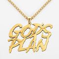 Gold Plated Stainless Steel Pendant Necklace X713774