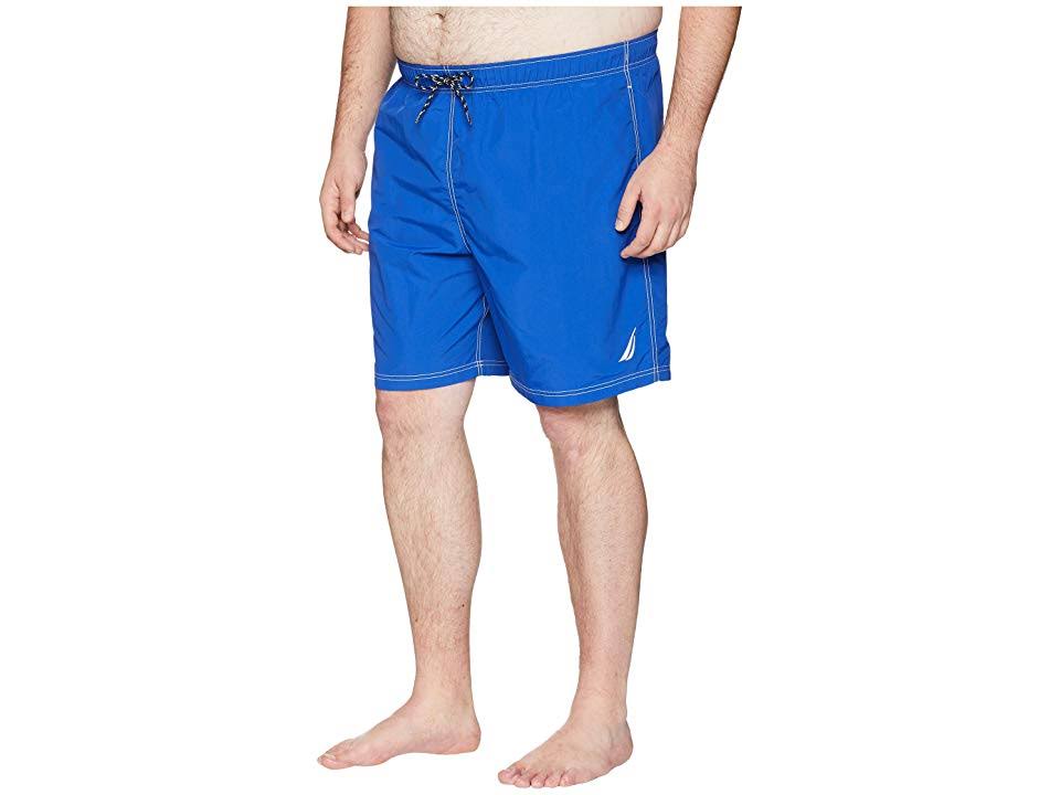 Men's Big and Tall Solid Quick Dry Swim Trunk S12458