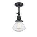 Black LED Semi Flush Mount G598