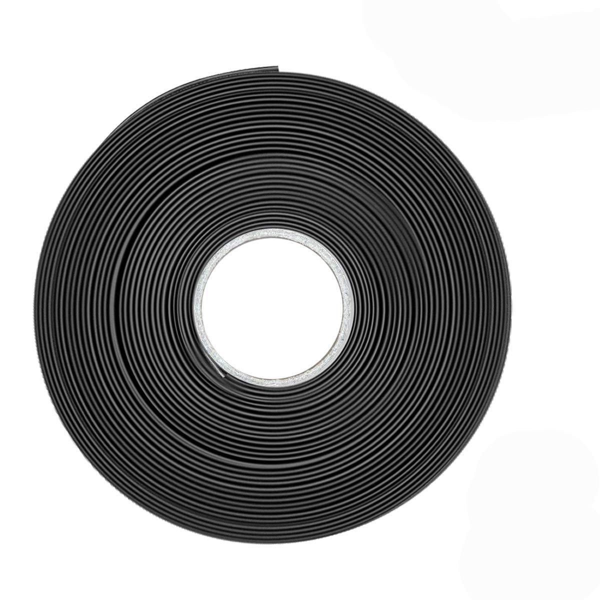 82 Ft 2 Inch (50mm) 3:1 Waterproof Heat Shrink Tubing Black Pack of 2 U441