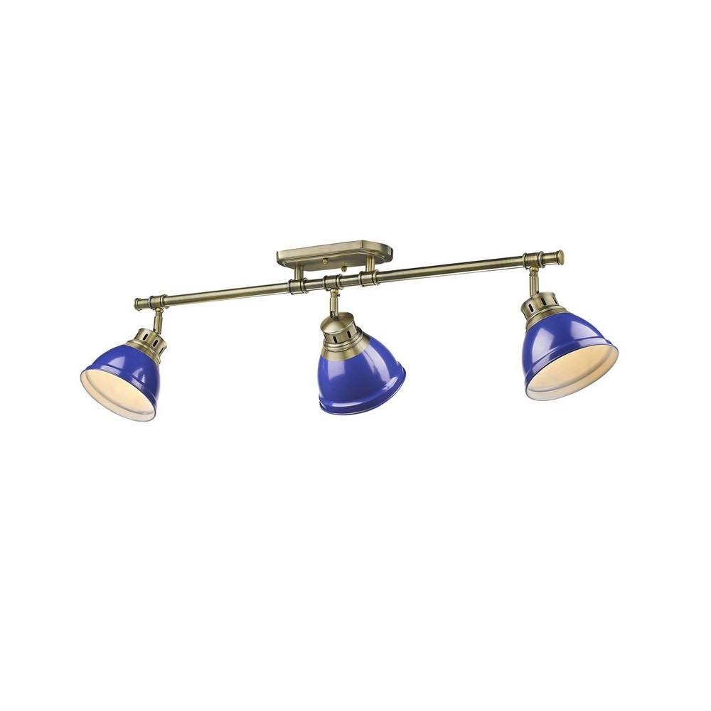 Chrome Semi-Flush Track Light F54069