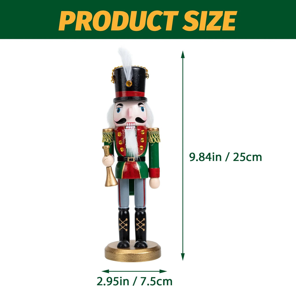 3 Pieces Nutcracker Wood Decor W86569