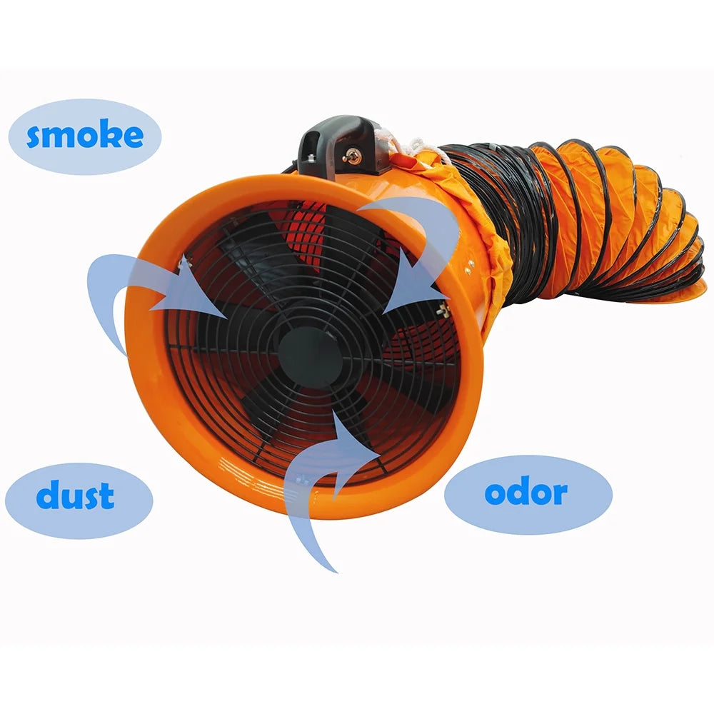12 inch Portable Air Extractor Fan with Flexible Hose J4288
