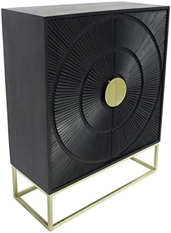 Solid Mango Wood Cabinet Y68474
