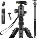 80" Aluminum Travel Tripod and Compact Monopod, 360 Degree Ball Head, 34lbs Load, Pack of 2 M850
