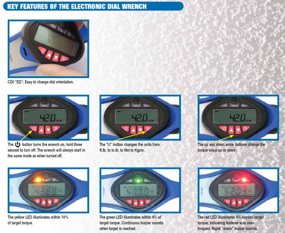 3/8x22 Electronic Dial Wrench, 25-250 In.Lb. Q647
