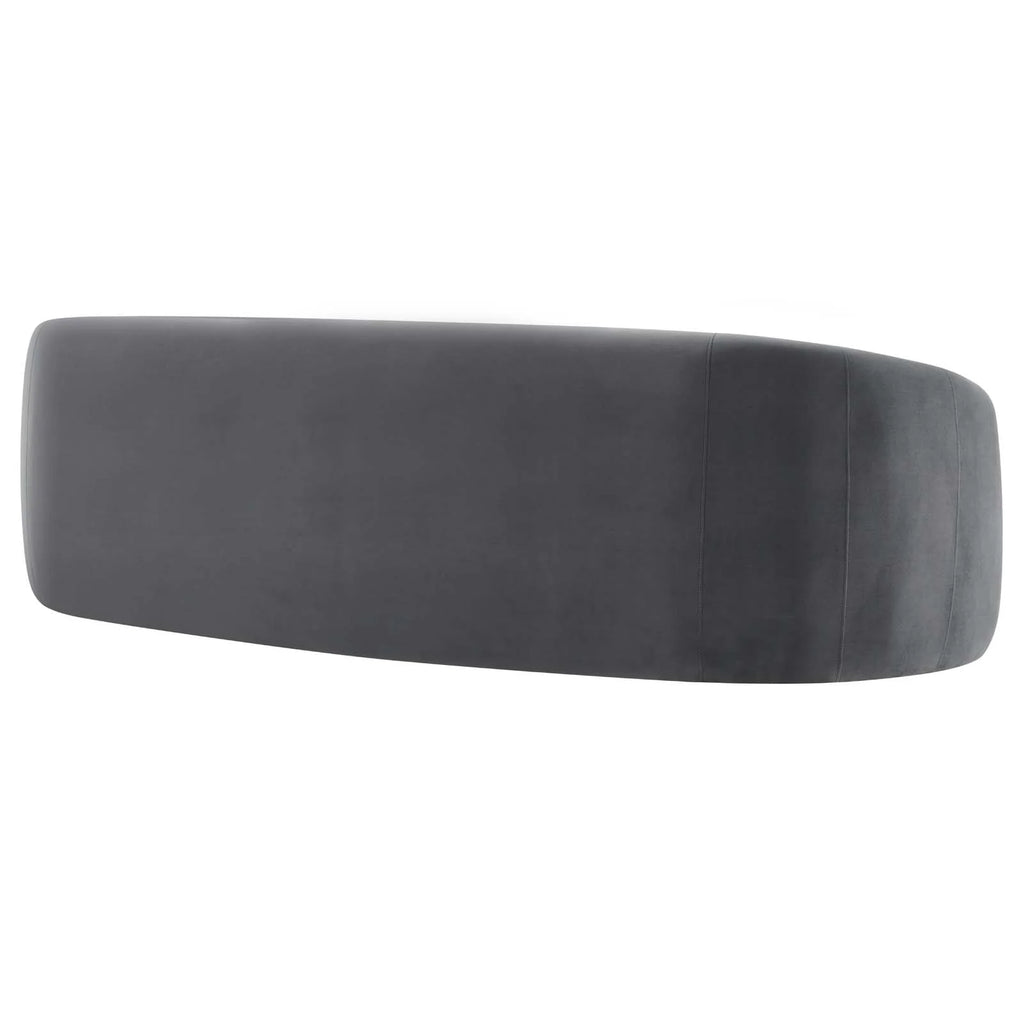 Gray Performance Velvet Sofa D6952