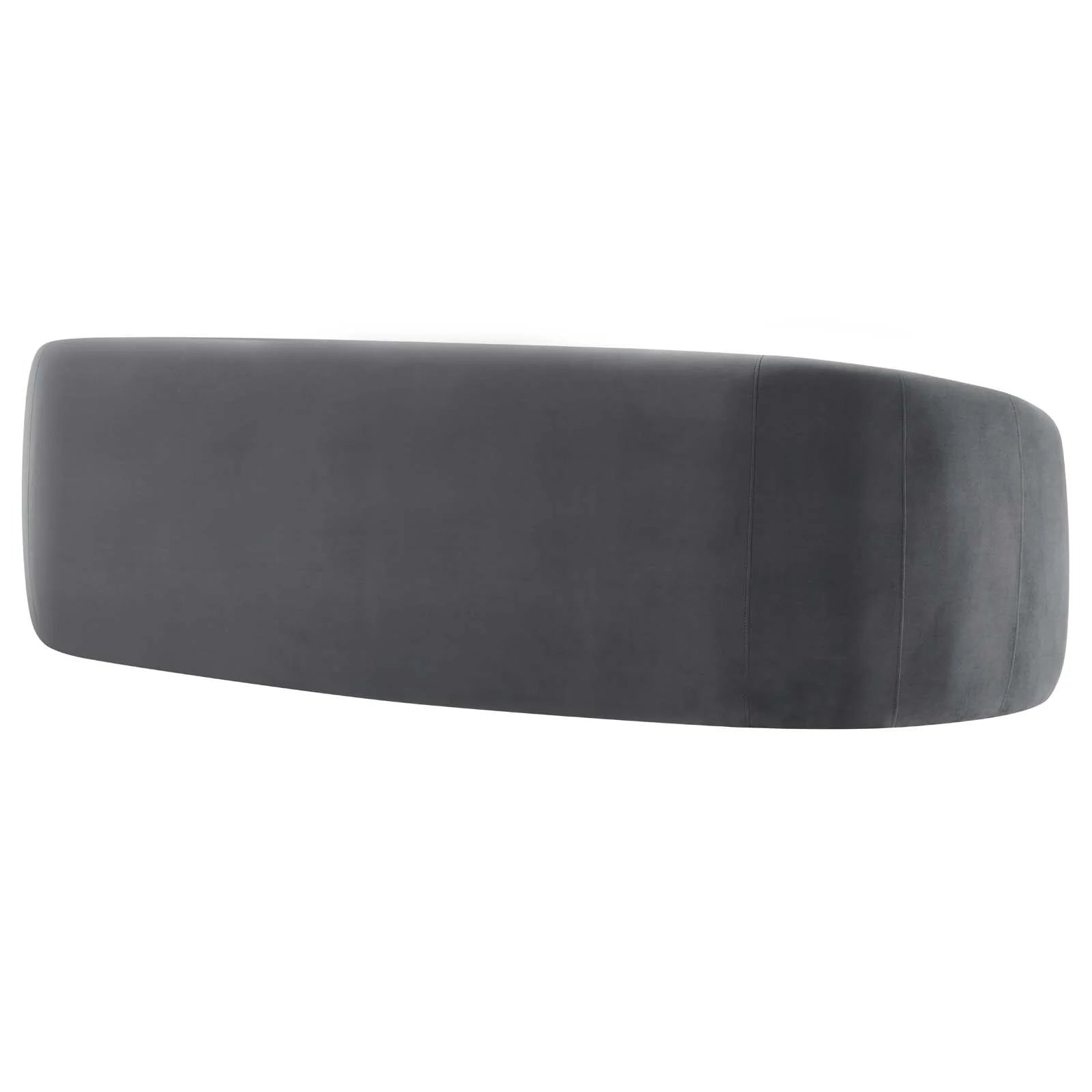 Gray Performance Velvet Sofa D6952