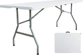 6 Foot Folding Plastic Utility Table with Handle U840