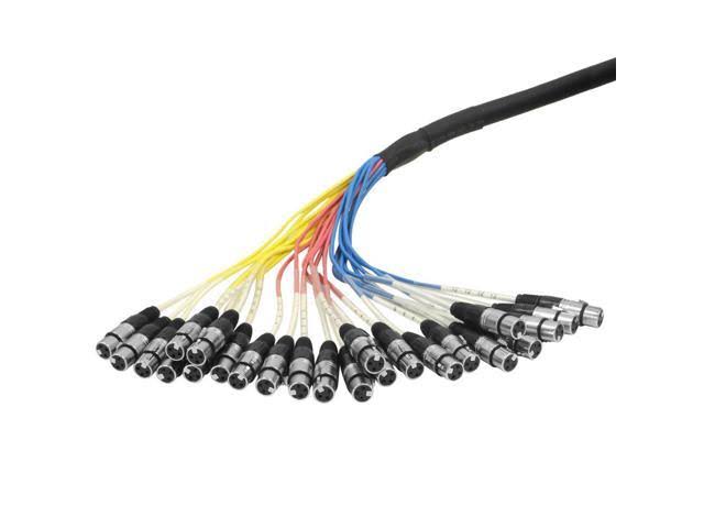 24 Channel XLR Multi-Patch Snake Cable 25 Feet P137287
