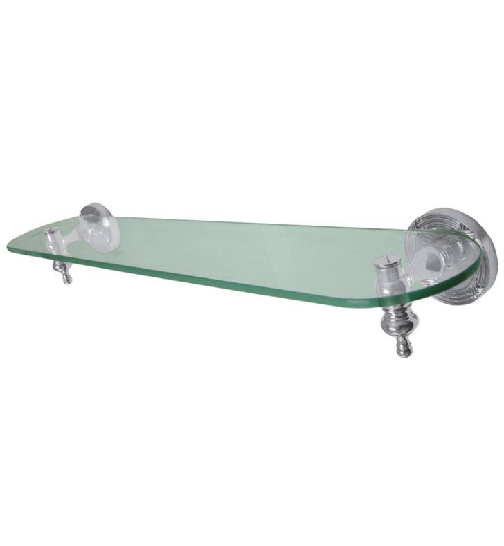 Satin Nickel Glass Shelf M2095