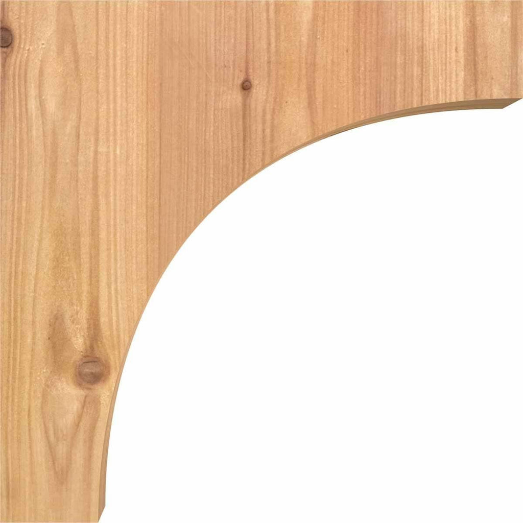 5 1/2x22W x 12x22D x 28x22H Western Red Cedar Corbel I1567