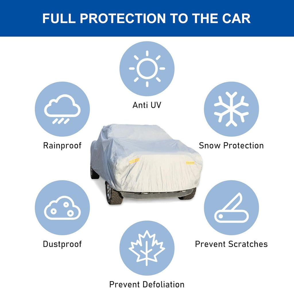 Waterproof Windproof Pickup Car Cover for Ford F150 2001-2019 Raptor L88243