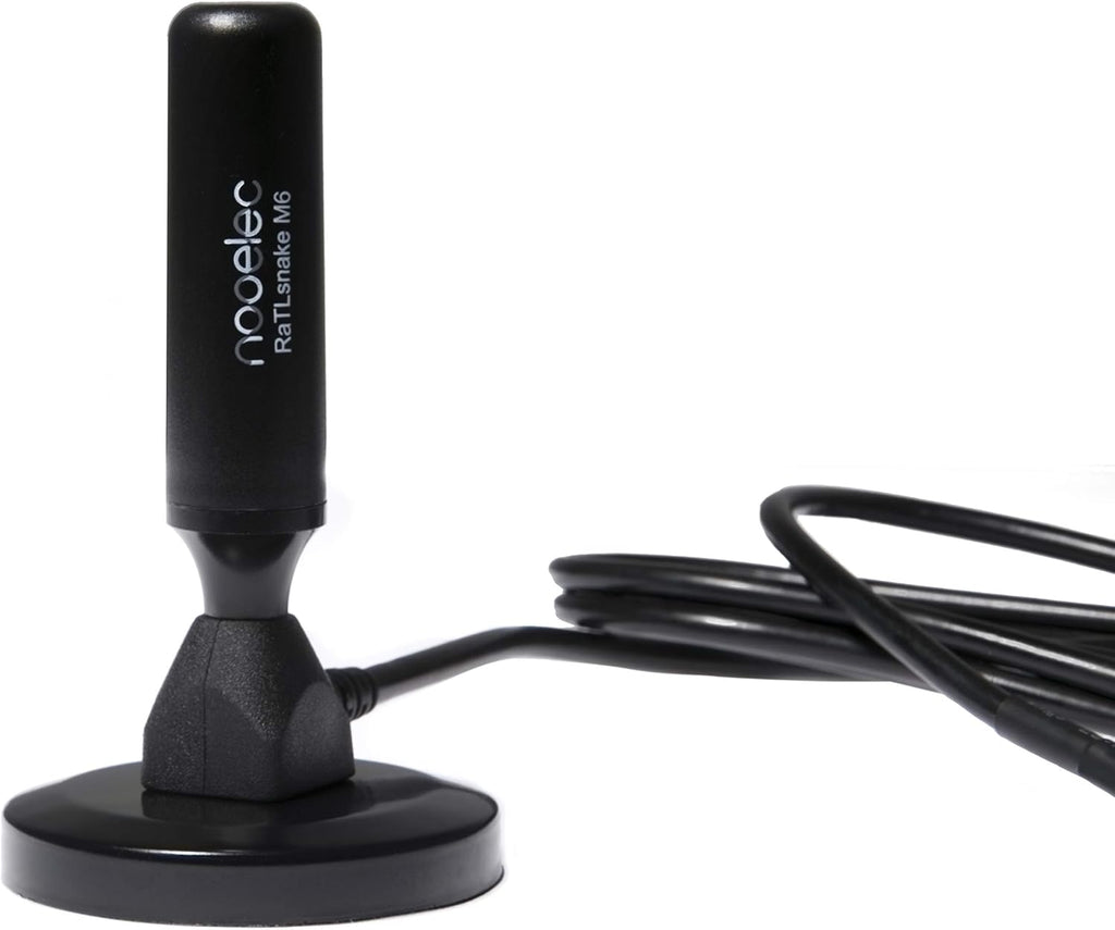 Magnetic Whip Antenna Set with Low-Loss RG58 Cable for 50 Ohm SMA Connectors, Pack of 2 Y390
