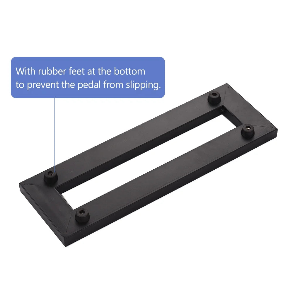 Guitar Effect Pedal Board Holder with Fastening Tapes Cable Tie N19976