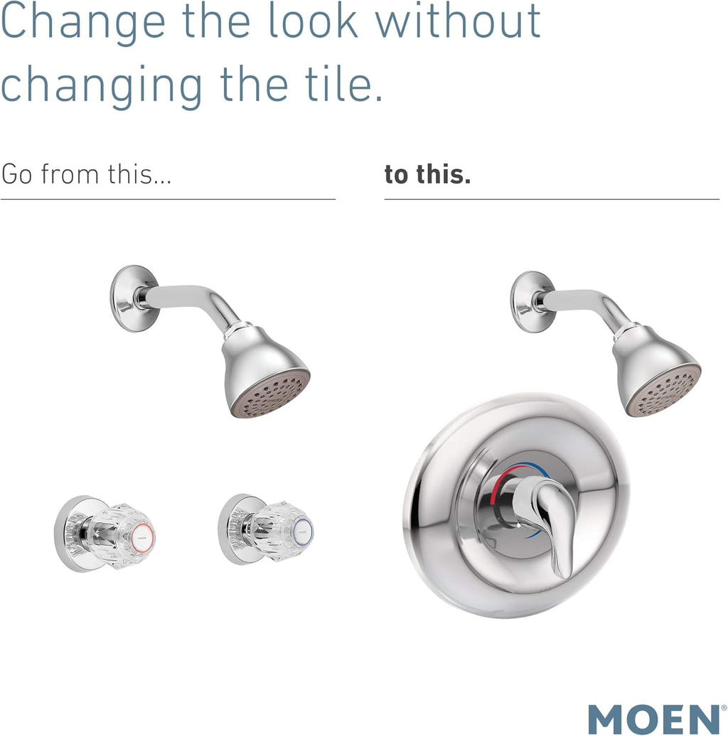 Chrome Shower Only Valve Trim Pack of 2 F7158