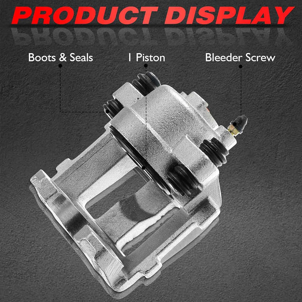 Front Driver Side Brake Caliper Assembly Pack of 2 N315