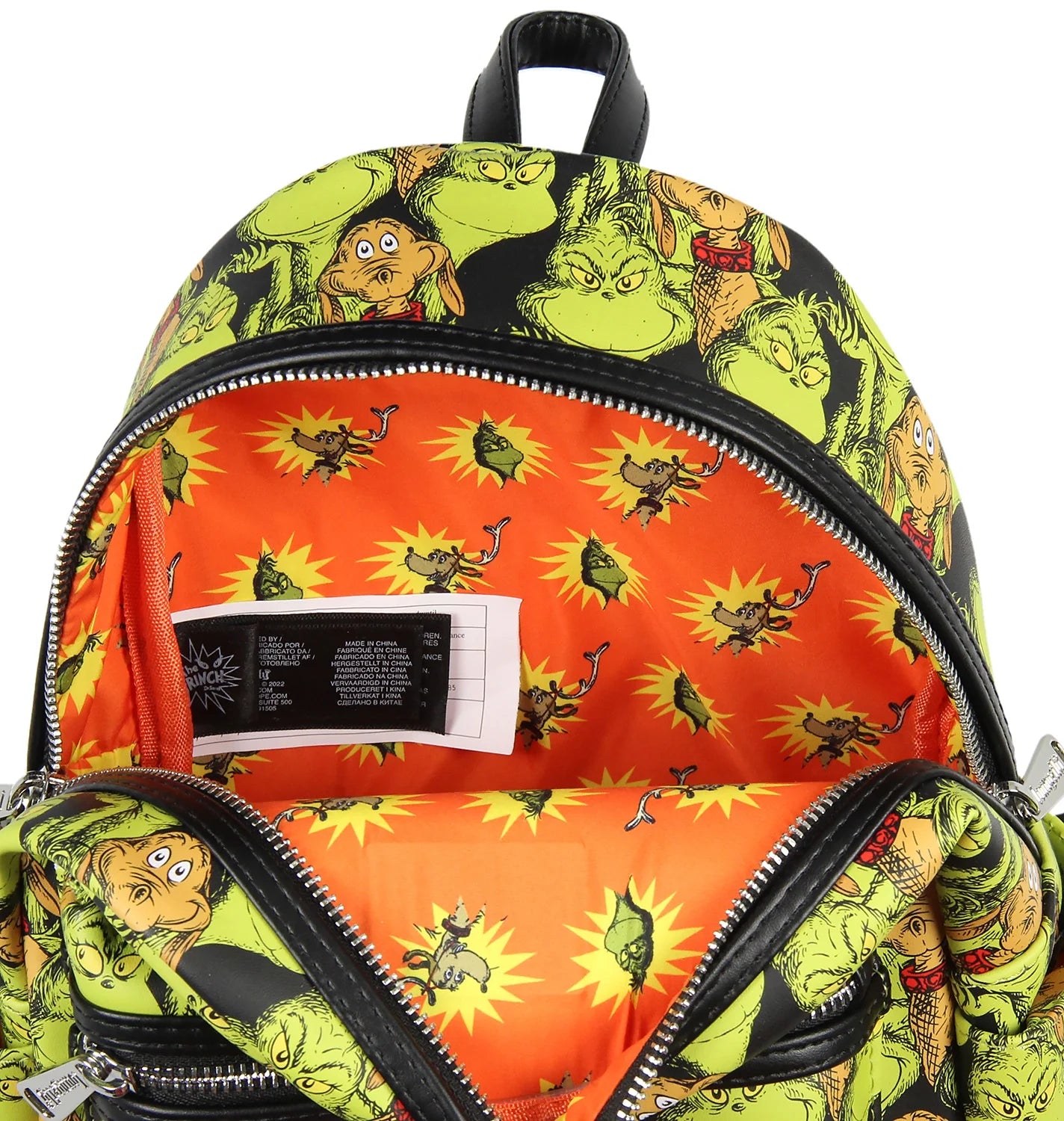Faux Leather Mini Backpack W5786