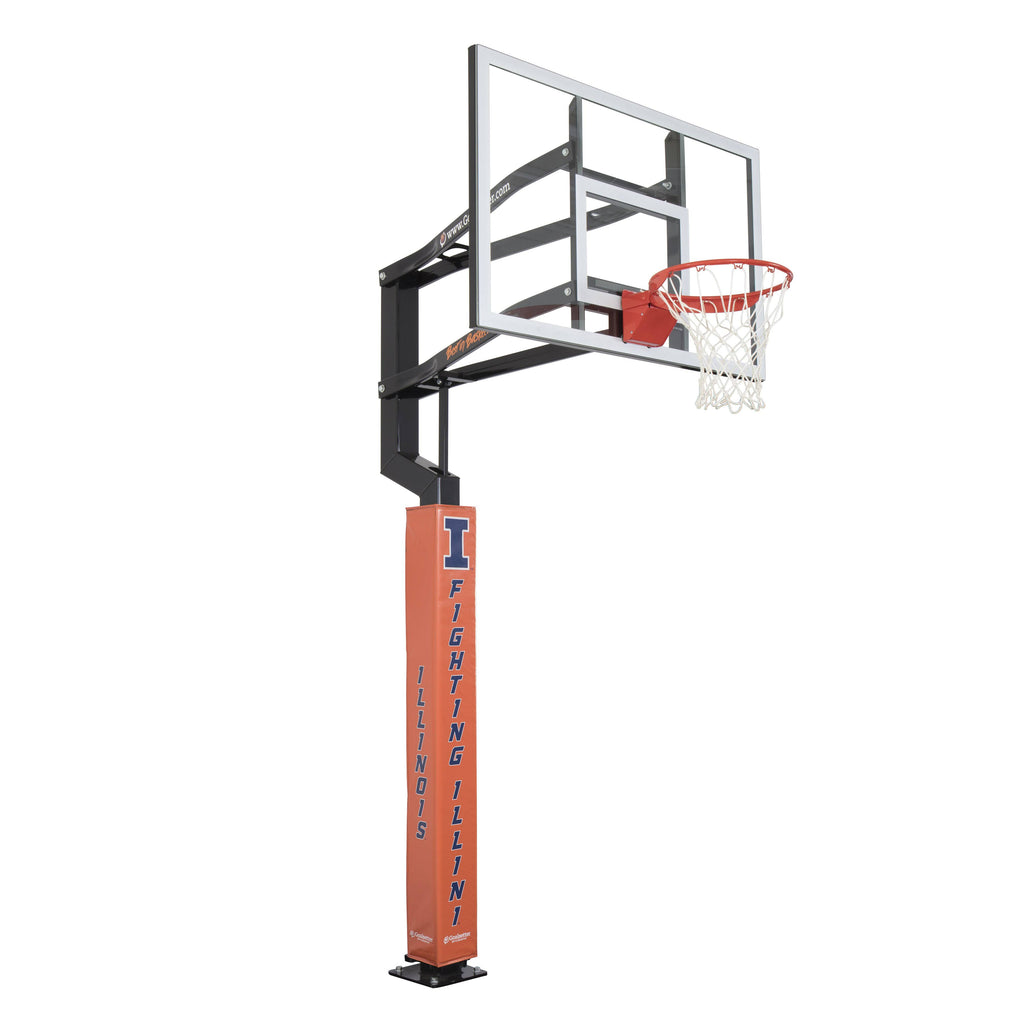 Orange NCAA Basketball Pole Pad M316