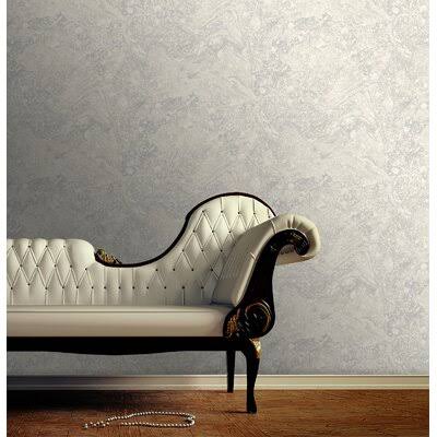 Silver Metallic Wallpaper Roll A7852