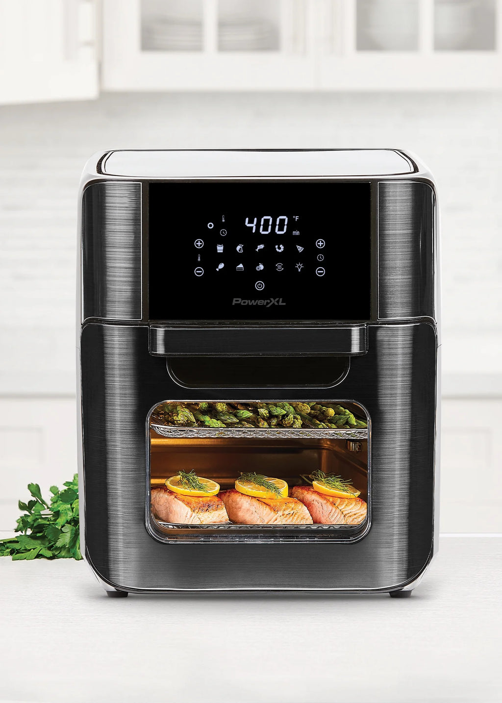 12 Quart Black Stainless Steel Air Fryer O101