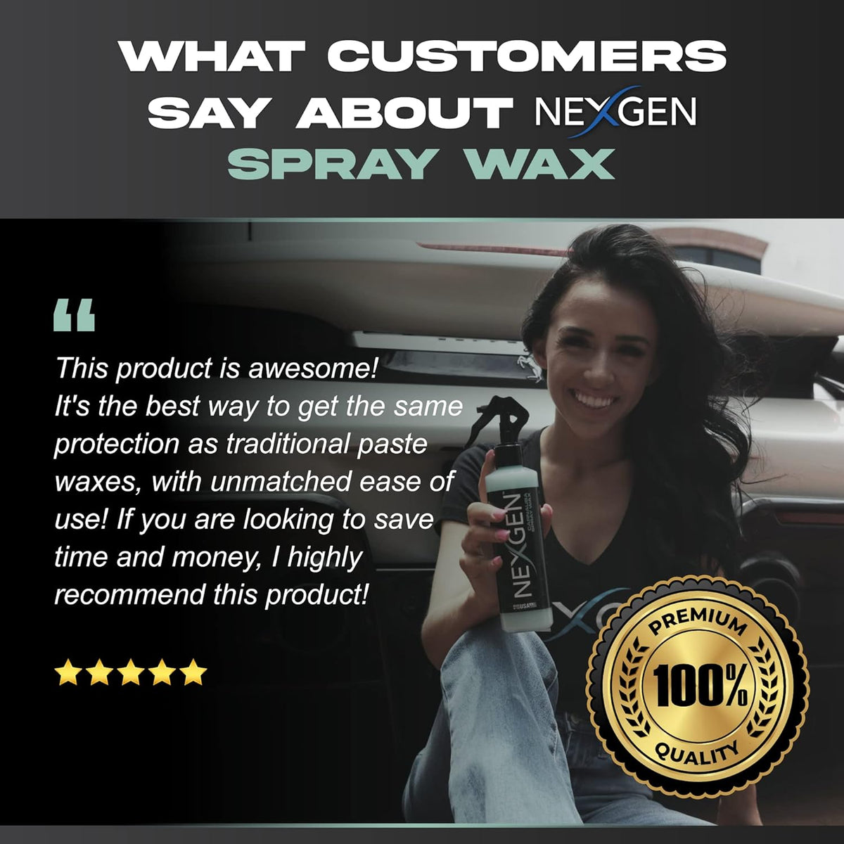 Carnauba Spray Wax Car Wax - 1 gallon E360002