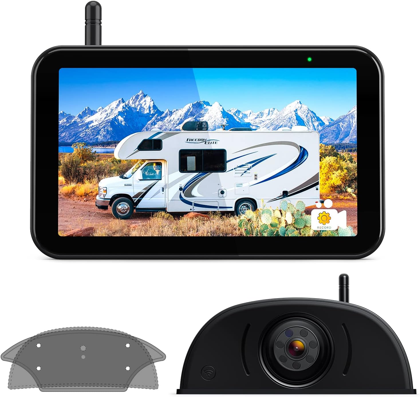 5 Wireless RV Backup System with DVR Monitor K9404