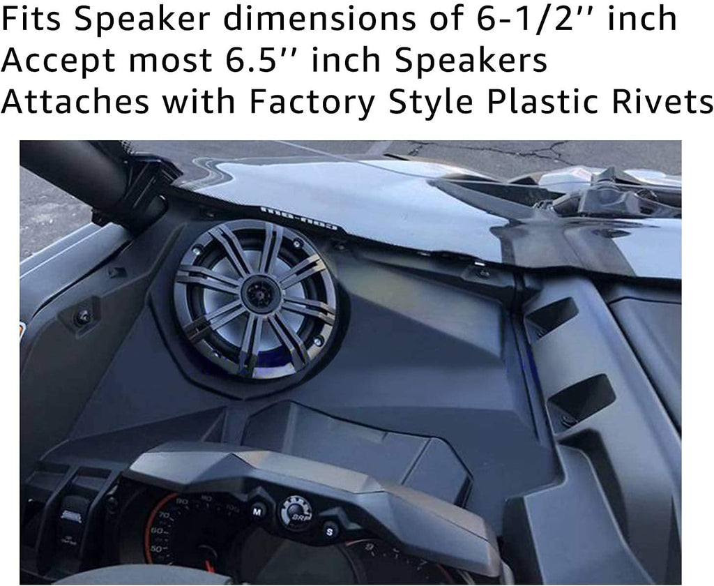 6.5 inch Speaker Enclosure Panels for Can Am Maverick X3 / X3 Max O504