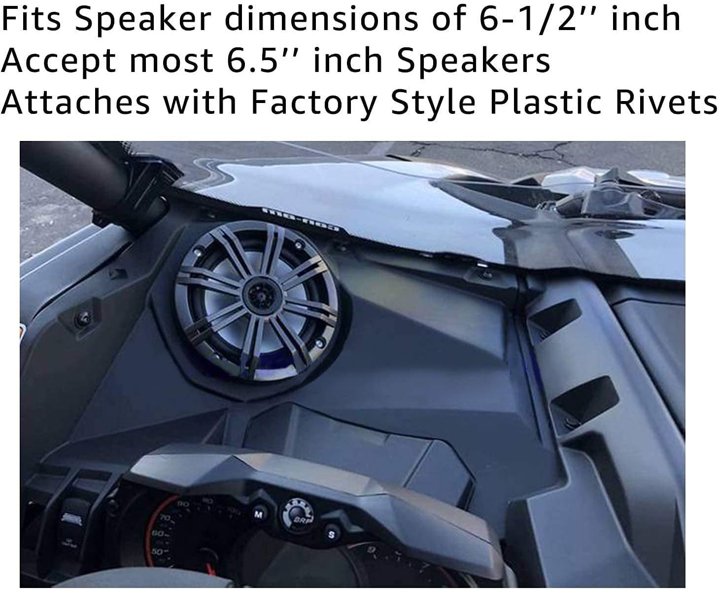 6.5 inch Speaker Enclosure Panels for Can Am Maverick X3 / X3 Max O504