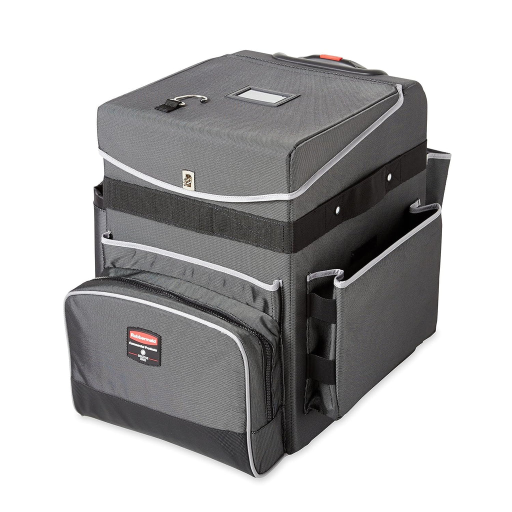 Executive Janitorial Housekeeping Quick Cart, Medium, Dark Gray X934061