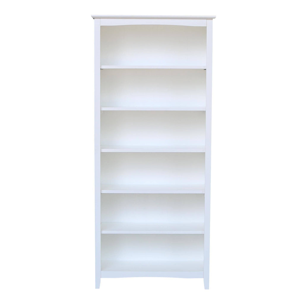 White Shaker Bookcase Y105