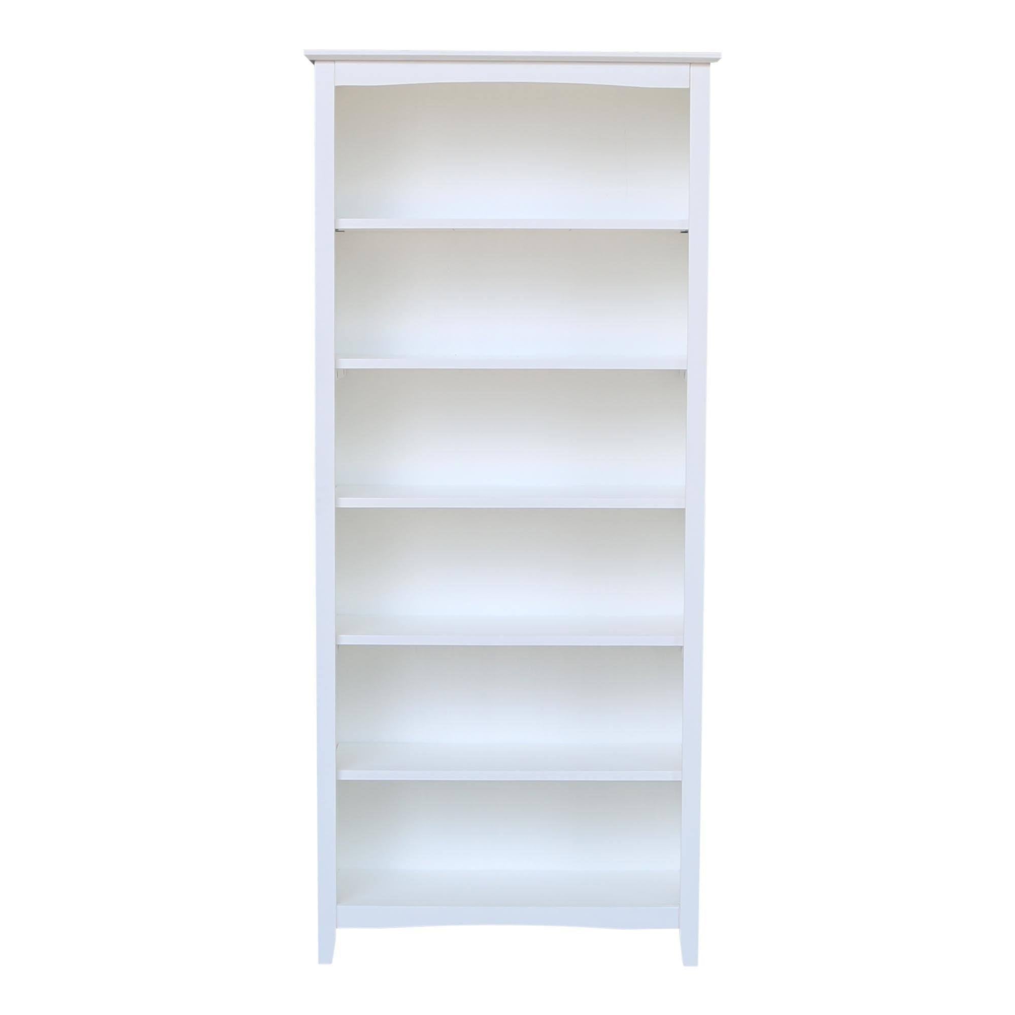 White Shaker Bookcase Y105