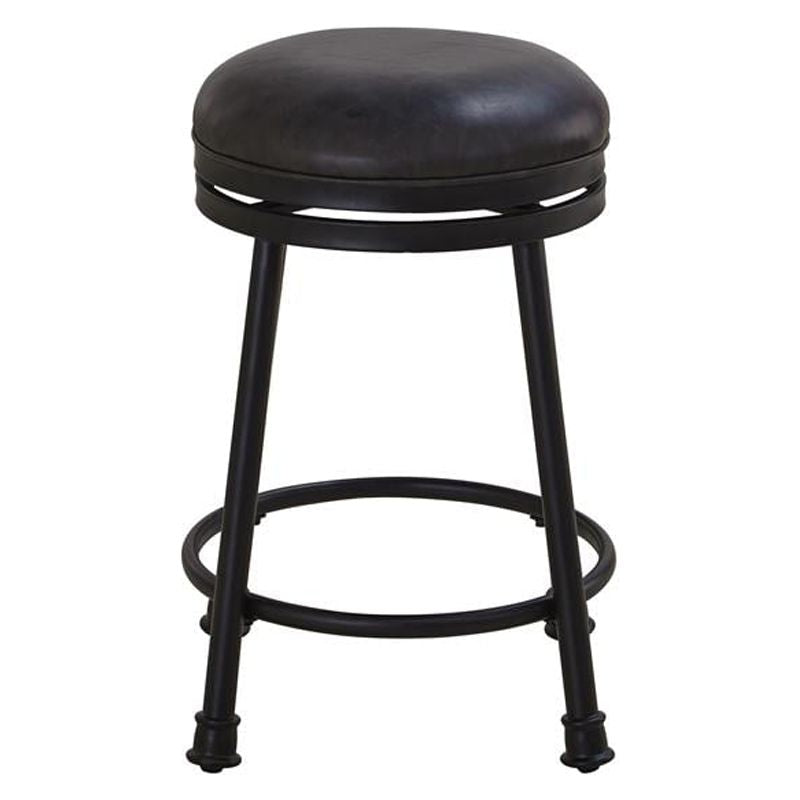 Black Swivel Counter Stool Y37885