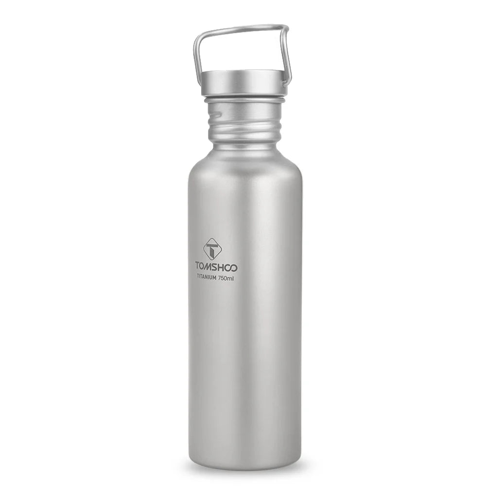 750ml Full Titanium Bottle Ultralight Outdoor Camping Hiking Cycling Bottle J6775