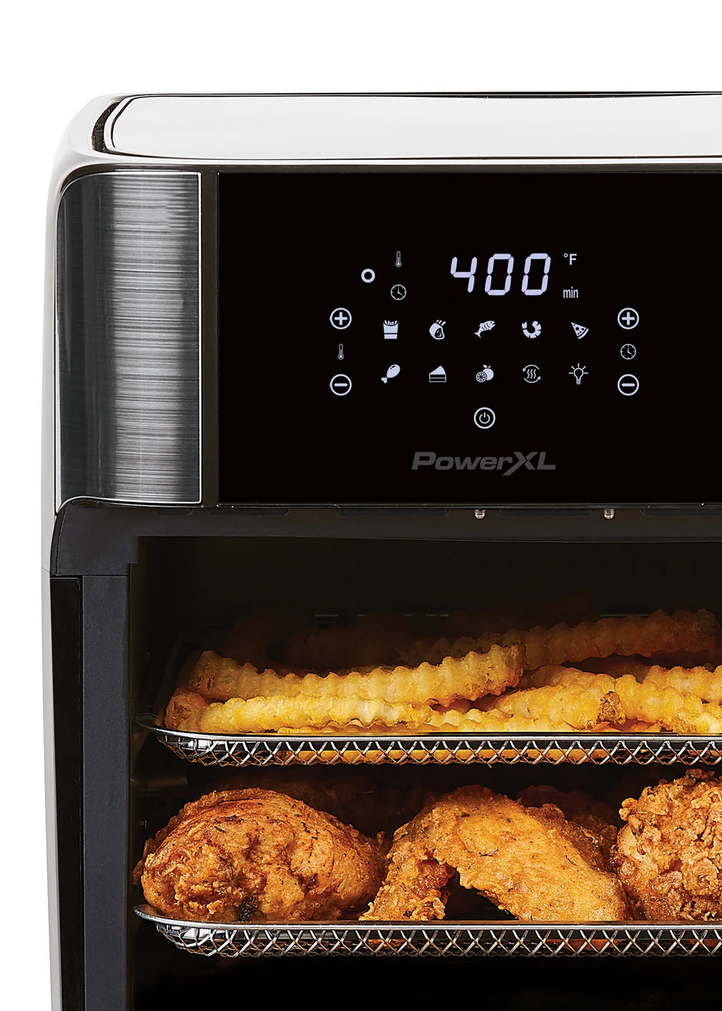 12 Quart Black Stainless Steel Air Fryer O101