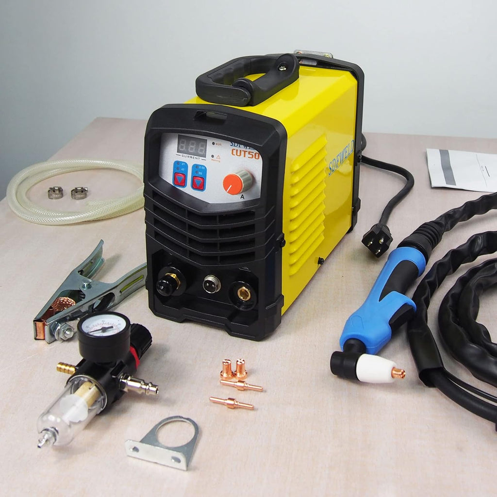 Plasma Cutter 50 Amps IGBT Inverter AC 110V Air 1/2'' Cutting B489692