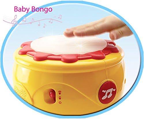 Infant Baby Bongo Drum Musical Toy with Lights Sounds S351315