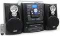 Bluetooth 3-Speed Stereo Turntable and 3 CD Changer with Dual Cassette Deck D624201